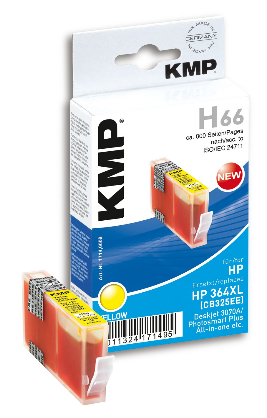 KMP H66 single pack / geel