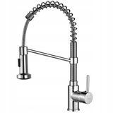 Kuchinox Keukenmengkraan met veer, 2 functies, chroom