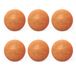 Spaas 6x Rustieke Balkaars 80 mm 24u, Oranje