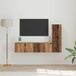 Maison Exclusive - Ensemble meuble TV, 3 pièces. Fabriqué en bois recyclé et fibre de bois