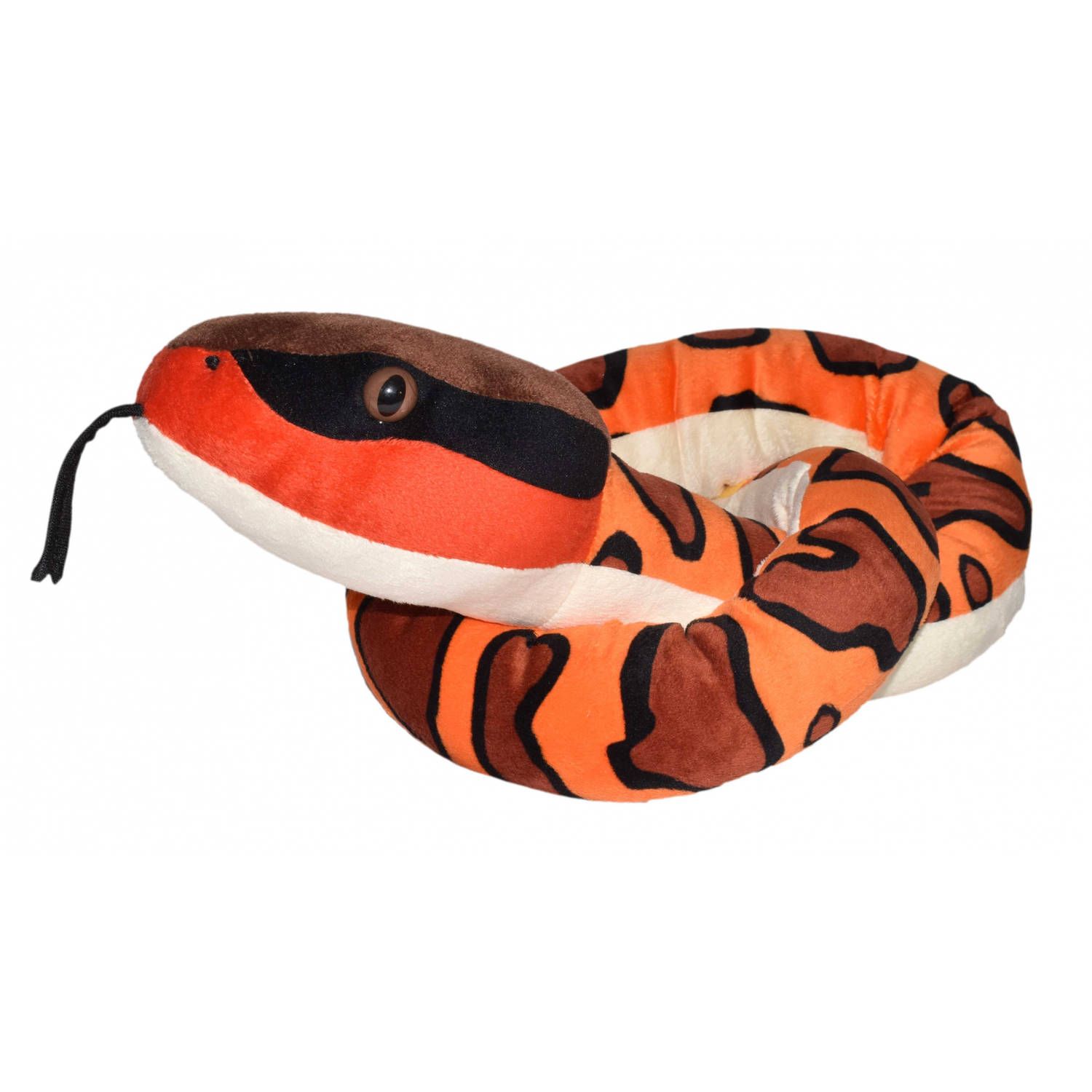 Wild Republic Knuffel Watermoccasin Slang 137 cm - Bruin/Oranje