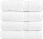 vidaXL Badhanddoeken SOLUND 4 stuks 600 g/m² 100x150 cm Wit