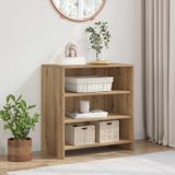 vidaXL Dressoir - Bruin - 70 x 41 x 75 cm - Bewerkt hout