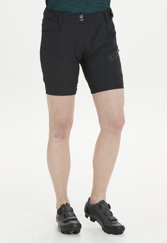 ENDURANCE Jamilla 2-in-1 Hardloopbroek Dames S Zwart