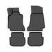 OMAC 4738446 Ensemble de tapis de sol ETP (élastomère thermoplastique), noir