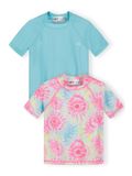 Minoti UV-shirt sneldrogend blauw - Meisjes zwemshirt comfortabel