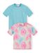 Minoti UV-shirt sneldrogend blauw - Meisjes zwemshirt comfortabel