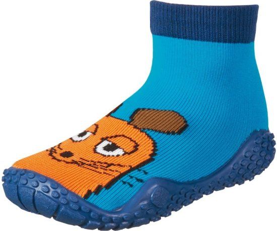 Playshoes Zwemsokken Aquablauw Muis - 4010952406269