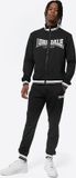 Lonsdale Heren trainingspak POOLEWE Katoen Zwart/Wit/Grijs