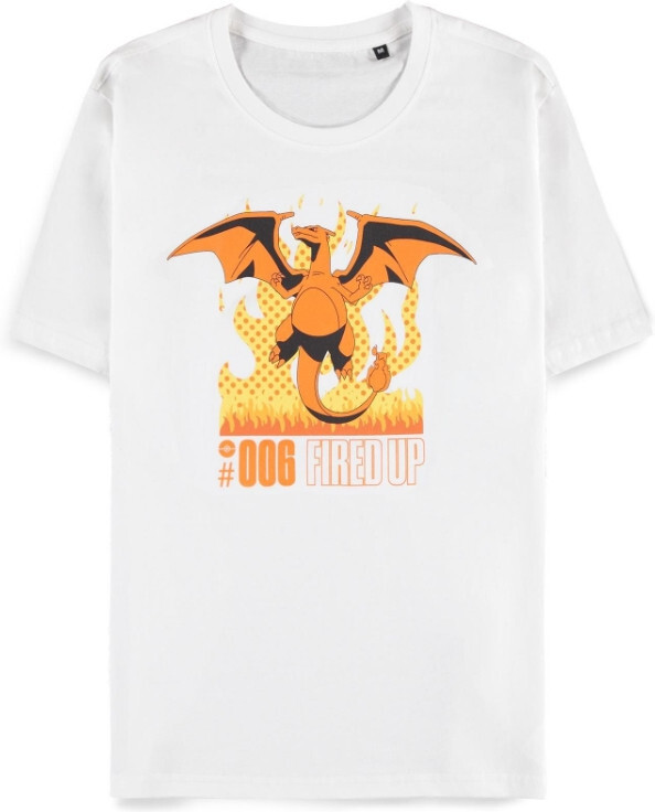 Difuzed Pokémon - Charizard - White Men's Short Sleeved T-shirt