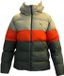 PUMA Poly Puffer Jacket Heren S Bruin/Oranje/Groen