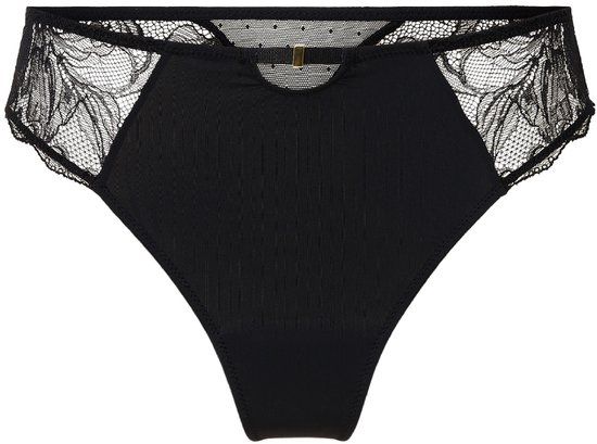 LingaDore String Dames Zwart Effen XL