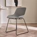 Julian Bowen Set van 2 Rocco Stoelen - Lichtgrijs, Polypropyleen, 82 x 47 x 40cm