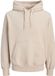 JACK & JONES JORFREDERIKSBERG MONOGRAM SWEAT HOOD SN Heren Trui Feather Gray XL