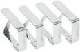 Merkloos / Sans marque Interbosch B.V. Tafelkleed klemmen - Set van 4 - RVS