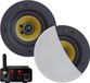 AquaSound BMN70EASY-ZW - Amplificateur Bluetooth 70 Watt avec enceintes Zumba - Blanc