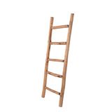 UNUS® Ladder decoratie hout vrijstaand handdoekladder accessoires 120 cm vintage