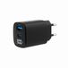 Gembird TA-UC-PDQC30LCD-BK-01 Chargeur rapide - 30W - USB-C & USB-A - Noir