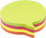 Info Notes zelfklevende sticky notes, tekstballon vorm, 200 vel, 70x70mm, assorti kleuren