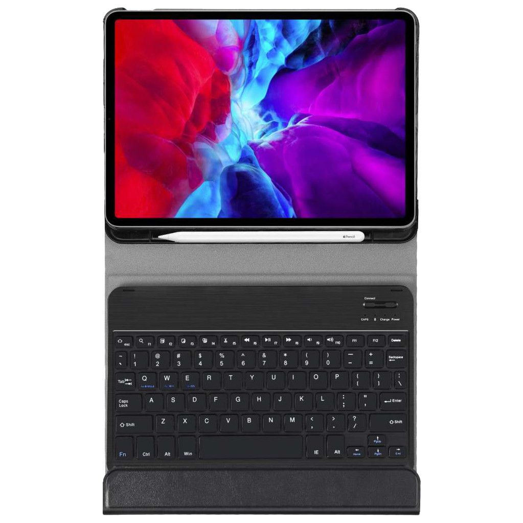 Just in Case Apple iPad Pro 12,9 inch (2020) Toetsenbord Hoes Zwart