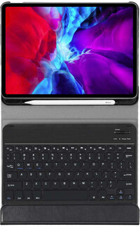 Just in Case Apple iPad Pro 12,9 inch (2020) Toetsenbord Hoes Zwart QWERTY