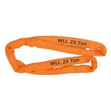 Petex 47225335 Ronde haak WLL 25.000 kg, lengte 3 m, omvang 6 m, oranje