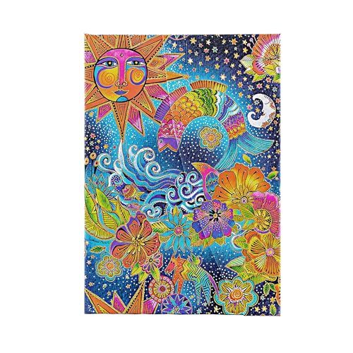 Carnet Paperblanks Whimsical Creations Celestial Magic Midi Lined Hardback Journal (Wrap Closure)
