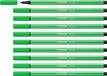 STABILO Pen 68 Viltstift Loofgroen Doos 10 stuks