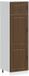vidaXL Armoire de cuisine Kalmar bois traité couleur chêne marron
