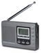 Radio portable - AM FM SW - Démodulation numérique - Antenne télescopique - Gris