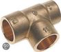 Plieger T-stuk messing 15x12x12mm cap