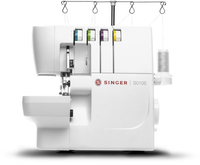 SINGER S0105 Overlock Sewing Machine - White - Electric