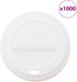 vidaXL - Papieren koffiebekerdeksels - Ø90mm - 12oz en 16oz - 1000st - Kunststof