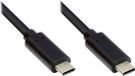 Goobay USB-C naar USB-C kabel - USB2.0 - 60W - Zwart - 2 meter
