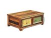 Maison Exclusive - Table basse avec rangement, style vintage, en bois recyclé