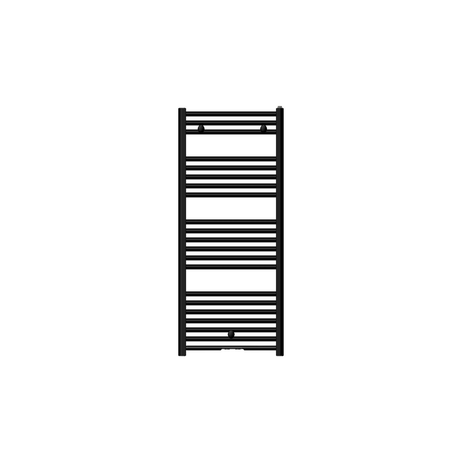 VAN MARCKE Basic Handdoekradiator - 120/050 - 506W - Mat Zwart
