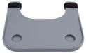 StarTech Rolstoeltablet - Tafelblad met bekerhouder - ABS kunststof, 58x53 cm - Draagvermogen 50 kg - Geschikt voor armleuningen met een afstand van 40–50 cm - Grijs