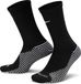 Nike Strike Crew Voetbalsokken Senior Zwart/Grijs Gestreept Polyester Unisex Volwassenen
