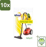 Blixer 10 x Beckmann Désodorisant pour aspirateur Citron