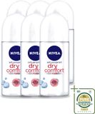 Nivea 6 x Dry Comfort Déodorant Roller - 50 ml