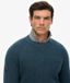Superdry - Grof gebreide trui met raglanmouwen - Heren - Sweaters