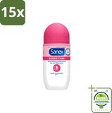 Sanex Dermo Care Déodorant anti-transpirant roll-on 48H - 50 ml - 15 pièces