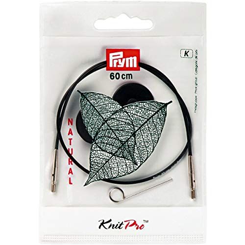 Prym 223982 touw & accessoires voor rondbreinaalden NATURAL 80 cm rondbreinaald, metaal, meerkleurig