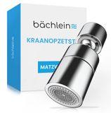 Generisch Chrome kraanuitloop met twee straalpatronen - Draaibare luchtspuit voor keukenmengkranen