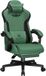 GTPLAYER Ergonomische Gamingstoel, Technische Stof, met Lendensteun, Computerstoel met Verlengde Rugleuning, Ondersteunt tot 150 kg, Groen