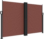 vidaXL Windscherm uittrekbaar 160x1200 cm bruin