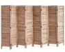VEVOR Scheidingswand Scheidingsscherm Houtkleur 8-delig Opvouwbaar 325cm