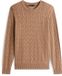 Tommy Hilfiger Heren Gebreide Truien Camel Wol
