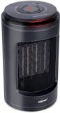 Alpina Chauffage Électrique - Chauffage soufflant 1200W - Chauffage compact avec 2 réglages de chaleur - Noir