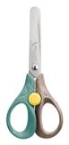 Maped - Security Smiling Planet schaar - Verantwoordelijke schaar voor kinderen - Blokknop - Ringen 50% FSC-gecertificeerde houtvezel - 3D-ergonomie - Lemmet 13 cm van roestvrij staal, ronde uiteinden